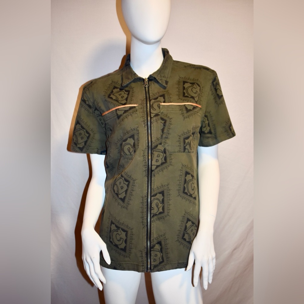 Denim Brooklyn Design Co Zip Up Shirt